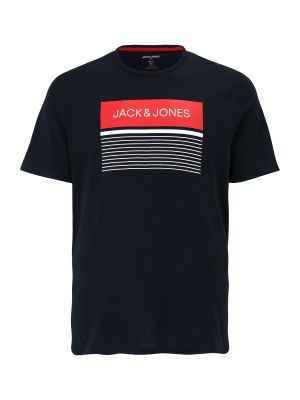 Tričko s potlačou Jack & Jones Plus - červená