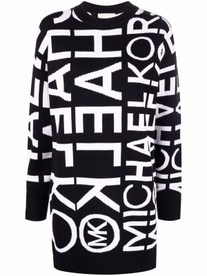Robe en tricot Michael Michael Kors noir