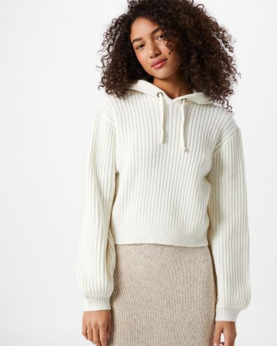 Пуловер Gina Tricot бяло