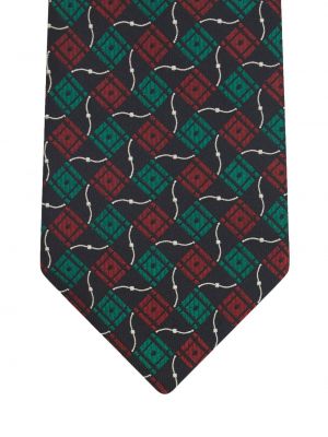 Hedvábná kravata Etro zelená