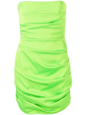 Plisované koktejlové šaty Alex Perry zelené
