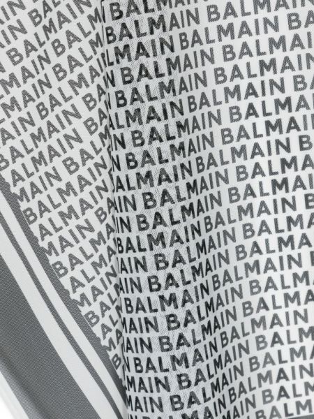 Mesh schal mit print Balmain