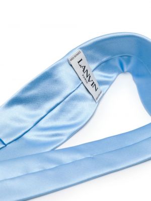 Hedvábná saténová kravata Lanvin