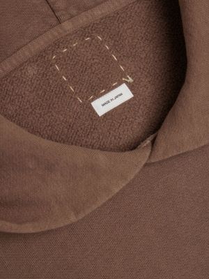 Medvilninis džemperis su gobtuvu Visvim ruda