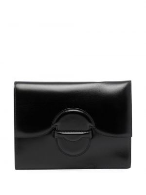 Bolso clutch Hermès negro