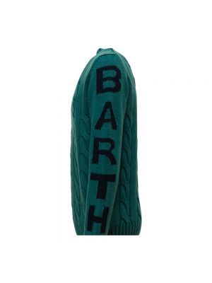 Suéter de punto con estampado de tejido jacquard Mc2 Saint Barth verde