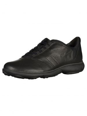 Ниски обувки с връзки Geox черно