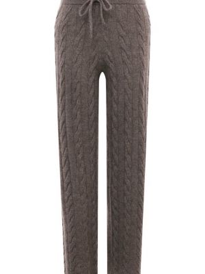 Кашемировые брюки Ftc коричневые