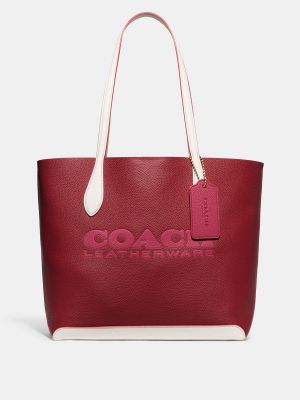 Bolso shopper Coach rojo
