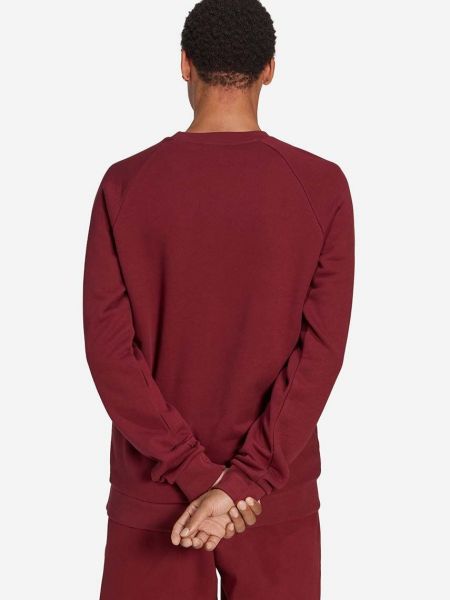 Bluza dresowa bawełniana Adidas Originals czerwona