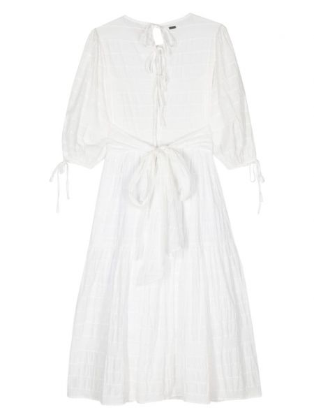 Sukienka midi Barbour biała