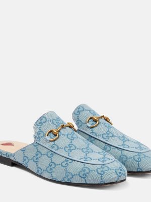 Domáce papuče Gucci modrá