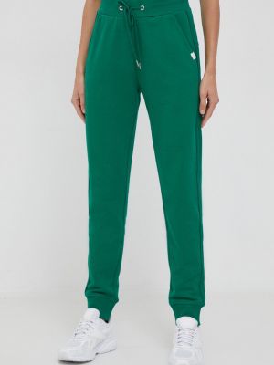 Pantaloni sport din bumbac United Colors Of Benetton verde