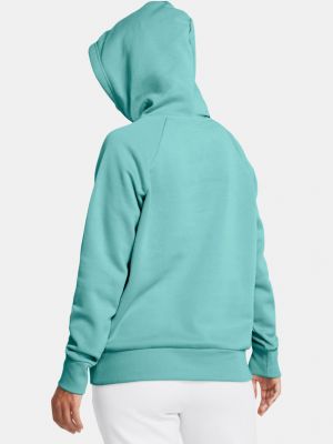 Fleece kapucnis melegítő felső Under Armour kék