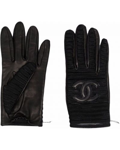 Guantes Chanel Pre-owned negro