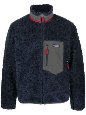 Retro fleece lett jakke Patagonia blå