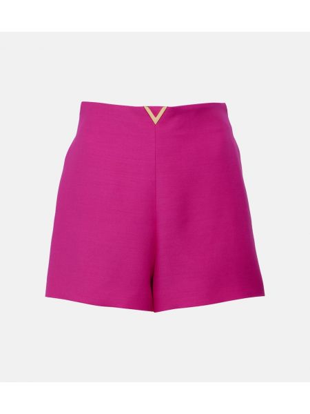 Crepe shorts Valentino pink