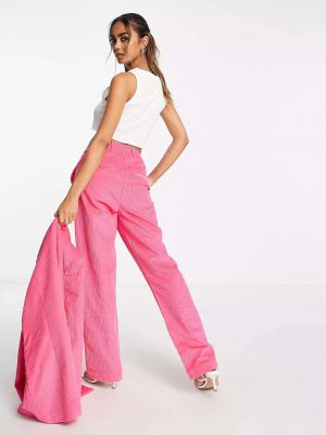 Прямые брюки Vero Moda розовые
