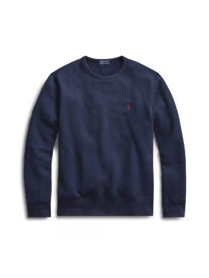 Sweter polarowy Ralph Lauren niebieski