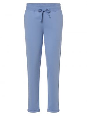 Spodnie sportowe bawełniane Marie Lund niebieskie