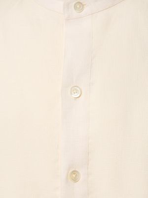 Lniana koszula Pt Torino biała