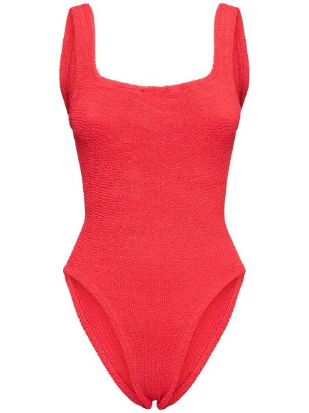 Jednodielne plavky Hunza G červená