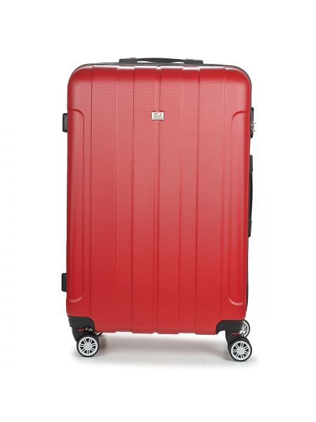 Bőrönd David Jones piros