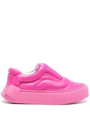 Δερμάτινα sneakers Pierre Hardy ροζ