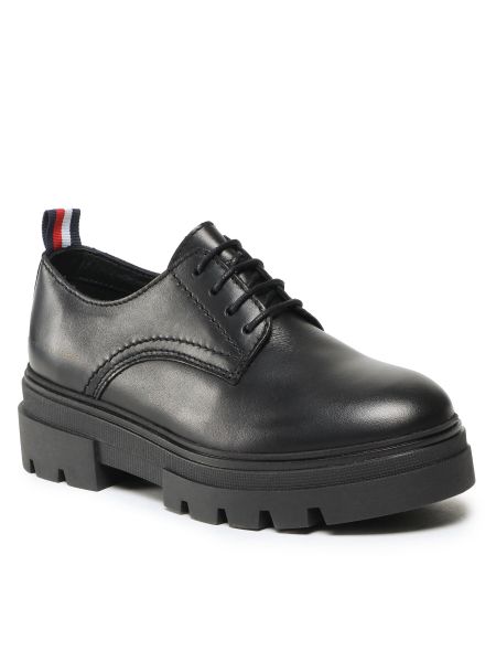 Zapatos oxford Tommy Hilfiger negro