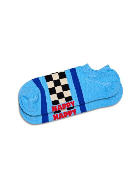 Calcetines a cuadros Happy Socks azul