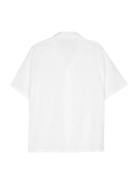 Camisa de lino de algodón Séfr blanco