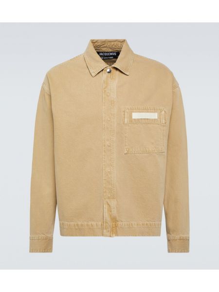 Giacca di jeans Jacquemus beige