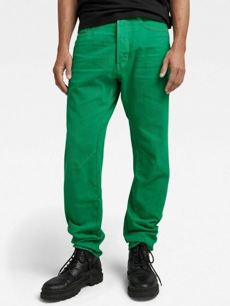 Прямые джинсы G-Star зеленый