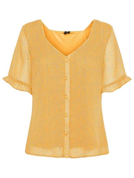Bluzka Vero Moda żółta