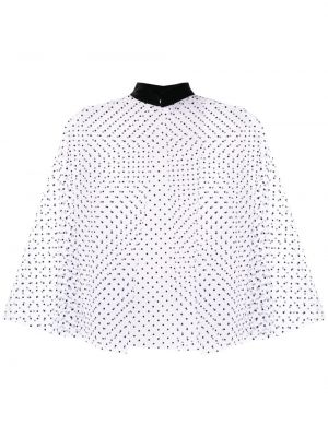 Блуза на точки с принт Atu Body Couture