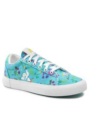 Chaussures de ville à fleurs à fleurs Le Coq Sportif bleu