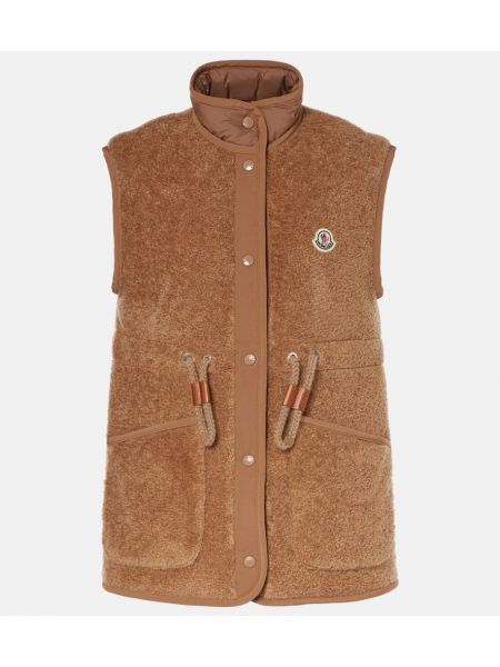 Väst i dun Moncler beige