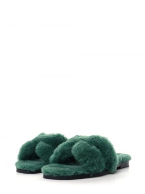 Sandales Hermès zaļš