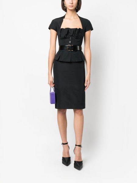 Pieštuko formos sijonas Christian Dior juoda
