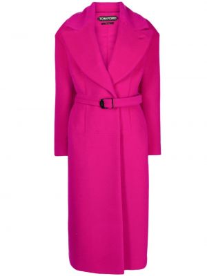 Krzneni kaput Tom Ford ružičasta