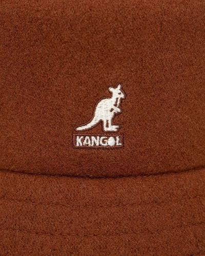 Вовняний капелюх Kangol коричневий