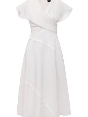 Платье из вискозы Loewe белое