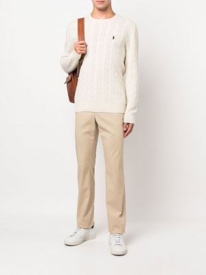Pullover mit stickerei Polo Ralph Lauren weiß