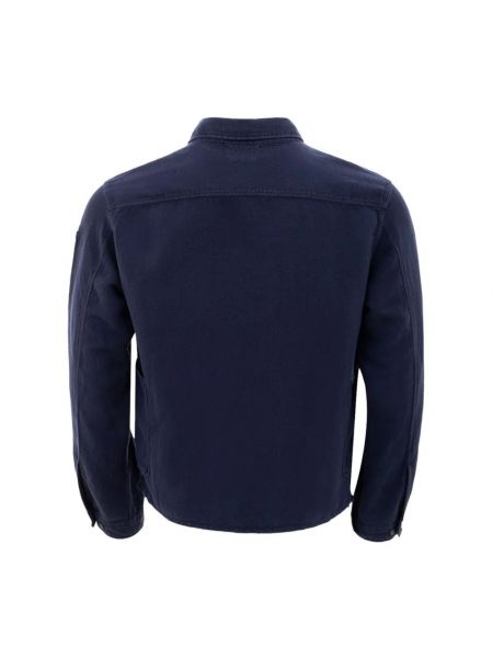 Camisa de algodón clásica C.p. Company azul