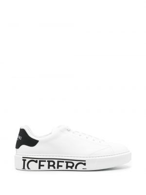 Lær sneakers Iceberg hvit