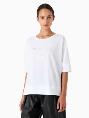 Camiseta oversized Emporio Armani blanco