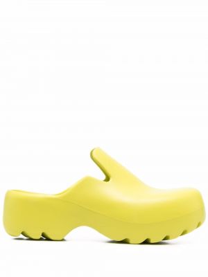 Papuci de casă slip-on chunky Bottega Veneta galben