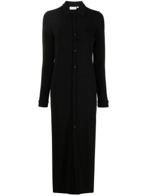 Платье макси длинное Calvin Klein, черное