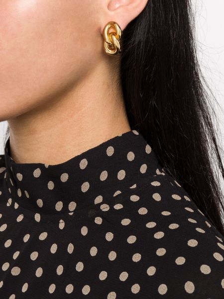 Boucles d'oreilles à boucle Christian Dior Pre-owned jaune
