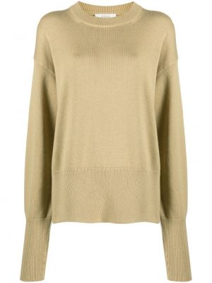 Asymetrický vlnený sveter Studio Nicholson béžová